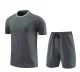 24-25 LIV Grey Training Short Suit (100%Cotton)纯棉