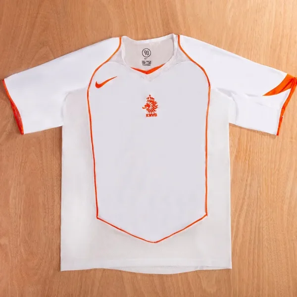 2004 Netherlands Away Retro Soccer Jersey