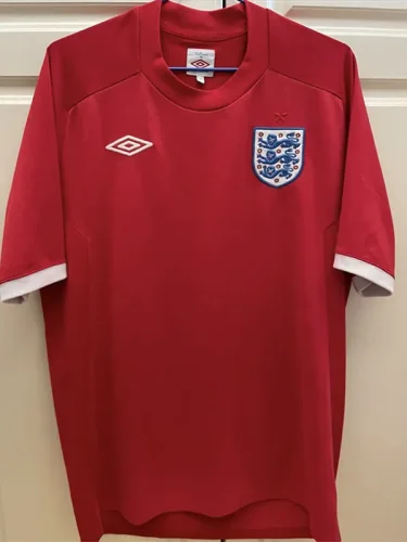 2010 England Away Retro Soccer Jersey