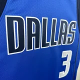 22-23 Dallas Mavericks DAVIs #3 Blue Top Quality Hot Pressing NBA Jersey
