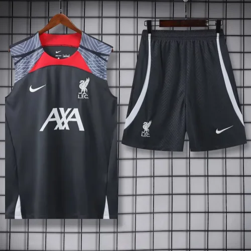 24-25 LIV Dark gray Tank top and shorts suit