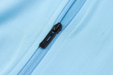 23-24 Man City Light Blue Jacket Tracksuit #A701(金色标)