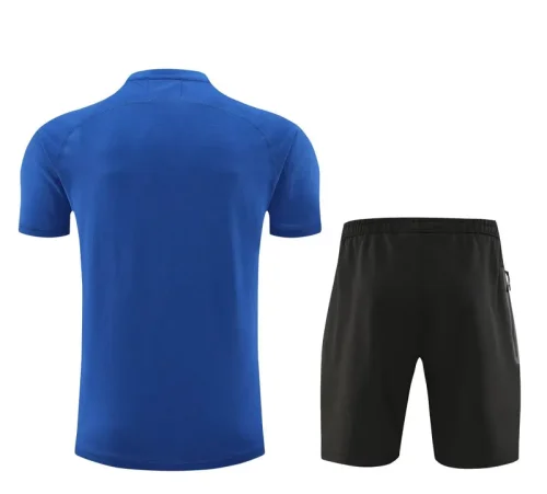 2024 NK Fancy Blue Training Short Suit (100%Cotton)纯棉