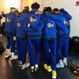 2022 WARRIORS Player GI Blue Zip hoodie Jacket