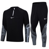 2023 NK Black Half Pull Tracksuit #2330 (半拉链)