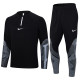 2023 NK Black Half Pull Tracksuit #2330 (半拉链)