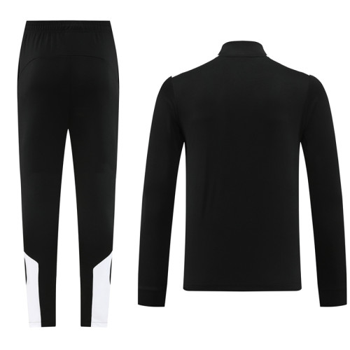 23-24 Newcastle Black Half Pull Tracksuit (半拉链)