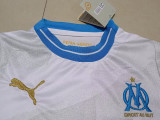 23-24 Marseille Home Kids Soccer Jersey