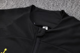 23-24 PSG Jordan Black Jacket Tracksuit #A655
