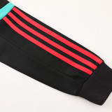 23-24 Man Utd Black Jacket Tracksuit #05