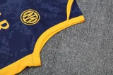 25-26 INT Royal blue Tank top and shorts suit
