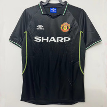 1998-1999 Man Utd Away Black Retro Soccer Jersey 1998-1999 Man Utd Away Black Retro Soccer Jersey