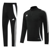 2024 AD Black Half Pull Tracksuit #AB06 (半拉链)