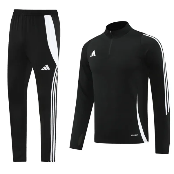 2024 AD Black Half Pull Tracksuit #AB06 (半拉链)