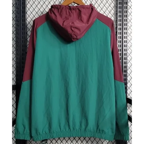 24-25 Portugal Maroon Green Windbreaker