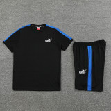 2023 PM Black Training Short Suit #PD01
