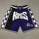 Kings Purple City Edition Top Quality NBA Pocket Pants #国王队