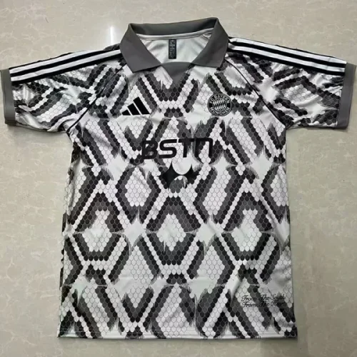 25-26 Bayern Grey Joint Edition 1:1 Fans Soccer Jersey