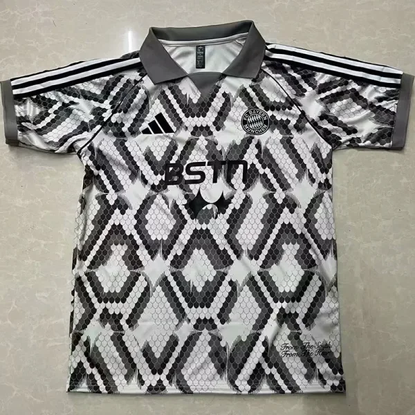 25-26 Bayern Grey Joint Edition 1:1 Fans Soccer Jersey