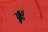 24-25 Man Utd Red Half Pull Tracksuit (半拉链)