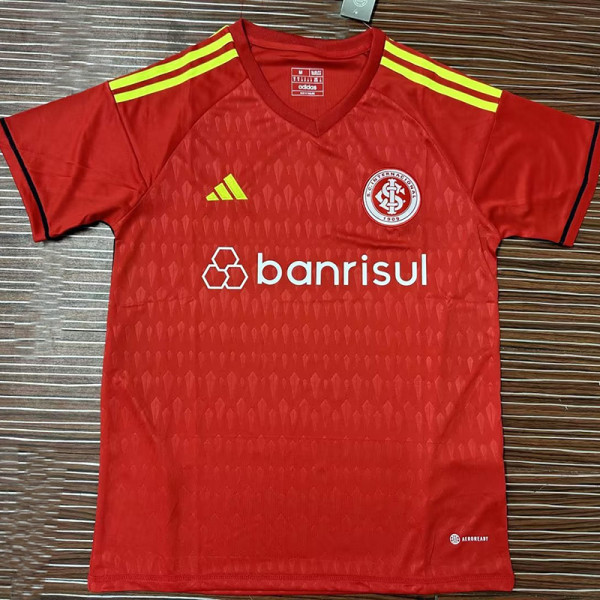 23-24 Internacional Red GoalKeeper Soccer Jersey