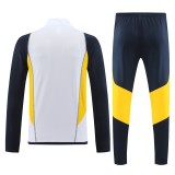 23-24 RMA White Yellow Half Pull Tracksuit (半拉链)