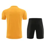 2024 NK Yellow Training Short Suit (100%Cotton)纯棉