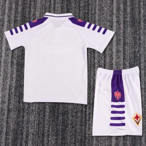 1998-1999 Fiorentina Away Kids Retro Soccer Jersey