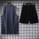 23-24 Inter Miami Grey Tank top and shorts suit