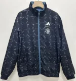 24-25 Man Utd Blue & Black Double Sided Windbreaker (双面风衣)