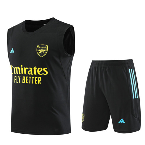 23-24 ARS Black Tank top and shorts suit