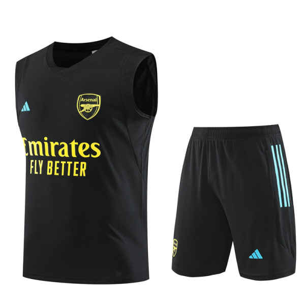 23-24 ARS Black Tank top and shorts suit