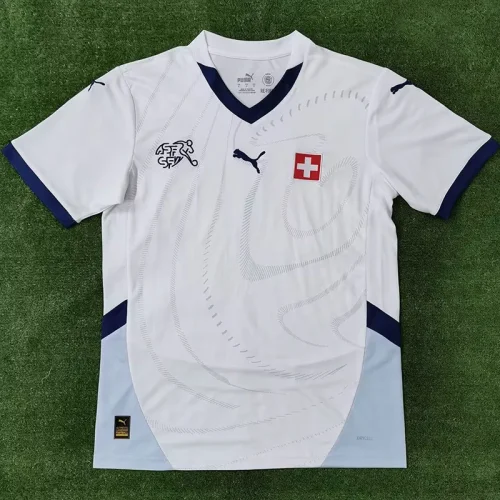 24-25 Switzerland Away Fans Soccer Jersey
