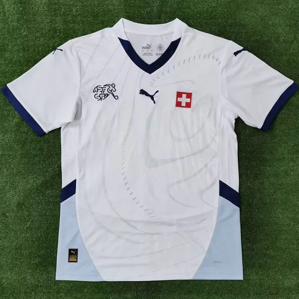 24-25 Switzerland Away Fans Soccer Jersey