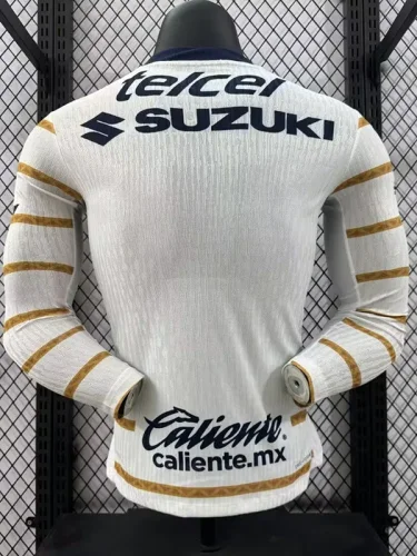 24-25 Pumas UNAM Home Long Sleeve Player Version Soccer Jersey (长袖球员)