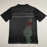 Palestina FC Red Black Retro Soccer Jersey *铁丝网