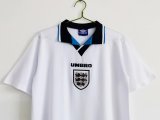 1996 England  Home Retro Soccer Jersey