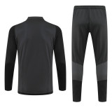 23-24 RMA Gray Black Half Pull Tracksuit (半拉链)