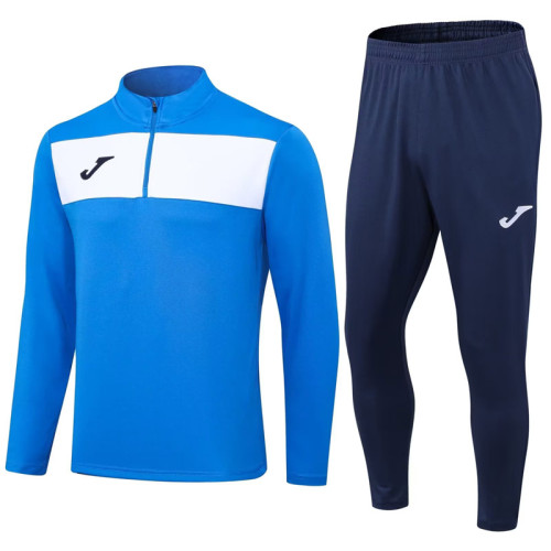 2023 JOMA Blue Half Pull Tracksuit #2313 (半拉链)