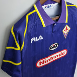1997-1998 Fiorentina Home Retro Soccer Jersey