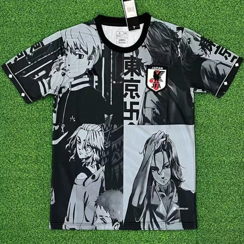 2024 Japan Black Grey Special Edition Fans Soccer Jersey (黑灰东京)