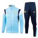 23-24 Man City Light Blue Jacket Tracksuit #A701(金色标)