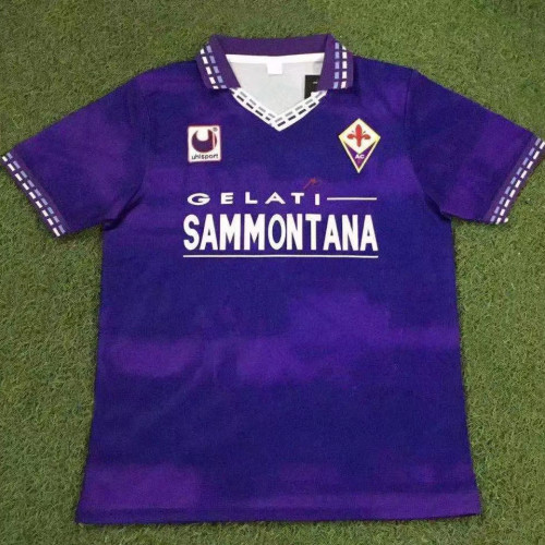 1994-1995 Fiorentina Home Retro Soccer Jersey
