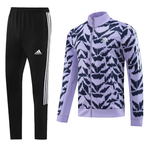 2023 AD Purple Jacket Tracksuit #AJ09（花纹）