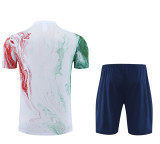 23-24 Italy White Red Green Training Short Suit