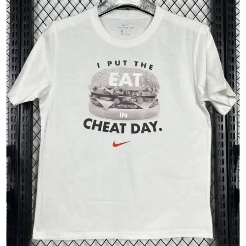 T247 NK White High Quality Casual T-Shirt #汉堡