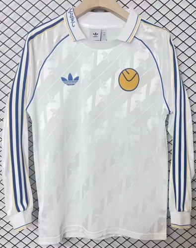 24-25 Leeds United White Special Retro Edition Long Sleeve Soccer Jersey (长袖)