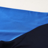 2023 AD Royal Blue Half Pull Tracksuit #AB05 (半拉链)