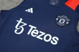24-25 Man Utd BlueTank top and shorts suit