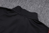 23-24 Sao Paulo Black Half Pull Tracksuit (半拉链) #B654
